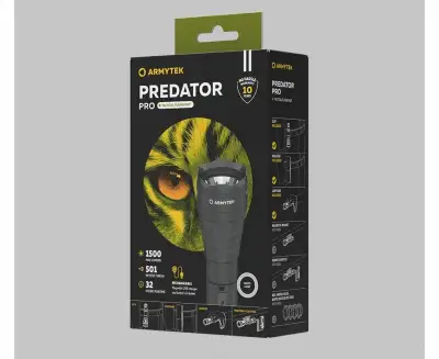 Фонарь Armytek Predator Pro Magnet USB Белый наличный и безналичный расчет