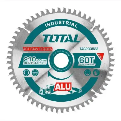 Диск пильный 210x30 мм 60 зубьев TOTAL TAC233523 наличный и безналичный расчет