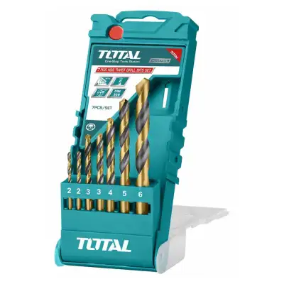 Набор сверл по металлу TOTAL TACSD0075 (7шт) наличный и безналичный расчет