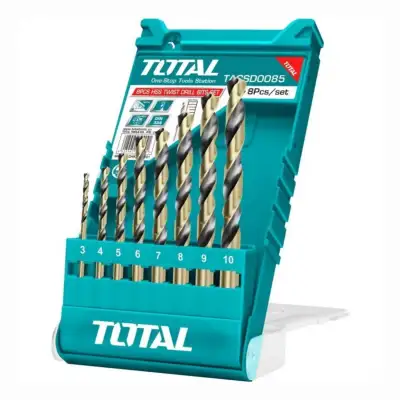 Набор сверл по металлу TOTAL TACSD0085 (8шт) наличный и безналичный расчет