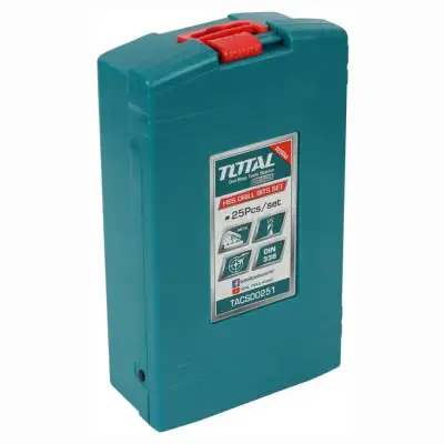 Набор сверл по металлу TOTAL TACSD0251 (25 шт) наличный и безналичный расчет