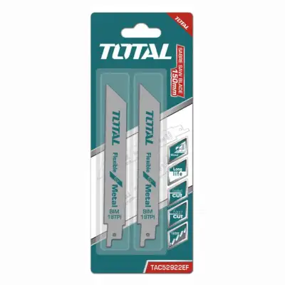 Полотно для сабельной пилы 150х0,9 мм по металлу TOTAL TAC52922EF (2 шт) наличный и безналичный расчет