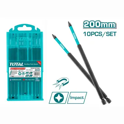 Бита ударная PH1 200 мм TOTAL TACIM16PH183 (10 шт) наличный и безналичный расчет