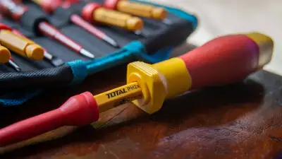 Набор отверток диэлектрических TOTAL THKISD1201 (12 шт) наличный и безналичный расчет