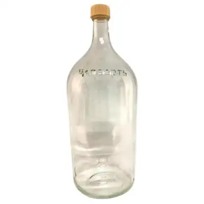 Бутыль 82-033-ГВ32 «Четверть» 3 л. прозрачная с крыш. наличный и безналичный расчет
