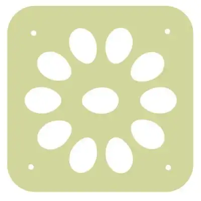 Решетка в овоскоп ОВ-6  перепелиная на 11 куриных яиц наличный и безналичный расчет