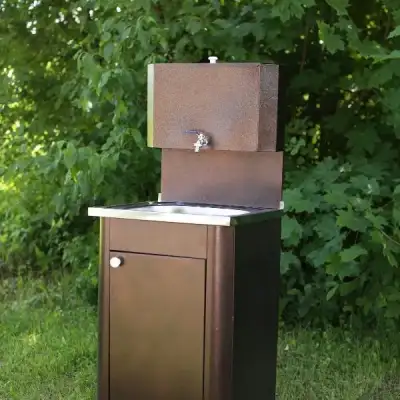 Умывальник «Метлес» без ЭВН 17 литров, античная медь, раковина 50х50 наличный и безналичный расчет