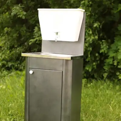 Умывальник «Дачный» с бачком «УМ-10» (мокрый асфальт, мойка нержавейка) наличный и безналичный расчет