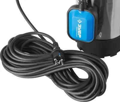 Дренажный насос ЗУБР с большим напором, 1000 Вт, Профессионал наличный и безналичный расчет