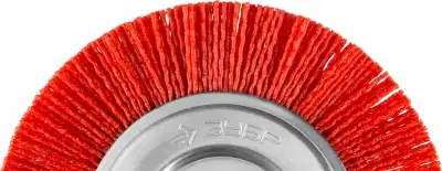 ЗУБР ″Профессионал″. Щетка дисковая для дрели, нейлоновая проволока с абразивным покрытием, 63мм наличный и безналичный расчет