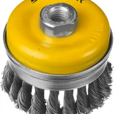 STAYER ″PROFESSIONAL″. Щетка чашечная усиленная для УШМ, жгутированная стальная проволока 0,5мм, 80ммхМ14 наличный и безналичный расчет