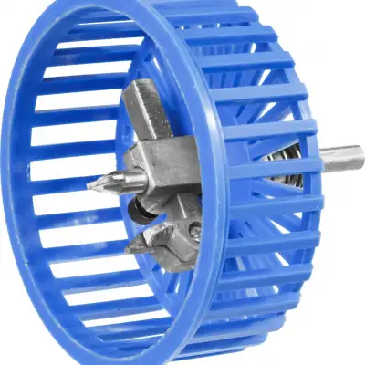 Сверло ЗУБР регулируемое, с изменяемым резцом, по кафелю и керамике, ″Балеринка″, Д 20-90мм, с защитной решеткой наличный и безналичный расчет