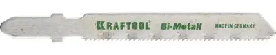 Полотна KRAFTOOL, T118AF, для эл/лобзика, Bi-Metall, по металлу (1,5-2мм), EU-хвост., шаг 1,2мм, 50мм, 2шт наличный и безналичный расчет