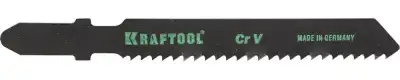 Полотна KRAFTOOL, T119B, для эл/лобзика, Cr-V, по дереву, фанере, чистый рез, EU-хвост., шаг 2мм, 55мм, 2шт наличный и безналичный расчет