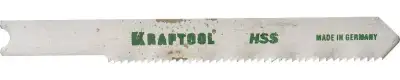 Полотна KRAFTOOL, T218A, для эл/лобзика, HSS, по металлу, фигурный рез, EU-хвост., шаг 1,2мм, 50мм, 2шт наличный и безналичный расчет