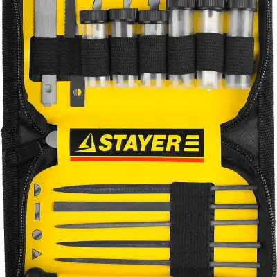 Набор STAYER Нож “MASTER” для точных работ в комплекте с лезвиями различной формы и надфилями, в чехле,38 предметов наличный и безналичный расчет