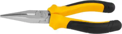 Тонкогубцы JCB, хромированное покрытие, двухкомпонентная рукоятка, CrV cталь, 160мм наличный и безналичный расчет