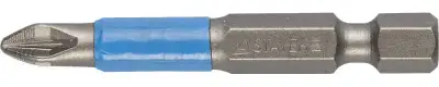 Биты STAYER ″PROFI″, хвостовик E 1/4″, PZ №2, 50мм, 2шт наличный и безналичный расчет