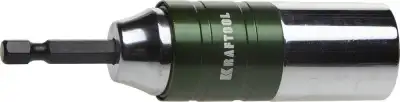 Бита KRAFTOOL ″EXPERT″ с торцовой головкой, CrV, хвостовик E 1/4″, 21мм наличный и безналичный расчет