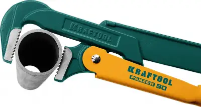 KRAFTOOL PANZER-90, №1, ключ трубный, прямые губки наличный и безналичный расчет