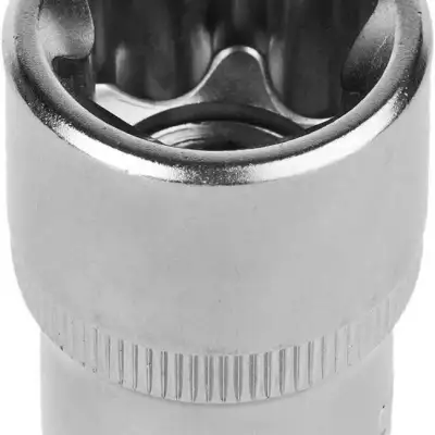 Головка торцовая ЗУБР ″Мастер″ (1/2″), Cr-V, E-TORX, хроматированное покрытие, E20 наличный и безналичный расчет