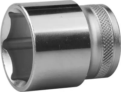 Торцовая головка KRAFTOOL ″INDUSTRIE QUALITAT″, Cr-V, FLANK, хромосатинированная, 1/2″, 30 мм наличный и безналичный расчет