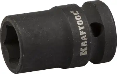 Торцовая головка KRAFTOOL ″INDUSTRIE QUALITAT″ ударная (1/2″), FLANK, Cr-Mo, фосфатированная, 14 мм наличный и безналичный расчет
