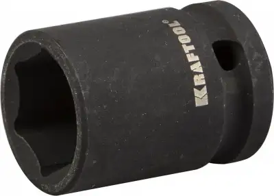 Торцовая головка KRAFTOOL ″INDUSTRIE QUALITAT″ ударная (1/2″), FLANK, Cr-Mo, фосфатированная, 19 мм наличный и безналичный расчет