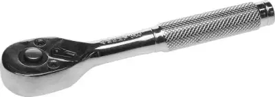 Трещотка для торцовых головок ЗУБР ″Мастер″, Сr-V сталь, 72 зубца, цельнометаллическая, 1/4″ наличный и безналичный расчет