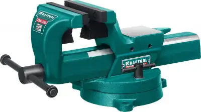Кованые стальные тиски KRAFTOOL FORGE-130/150 с регулировкой компенсации люфта наличный и безналичный расчет