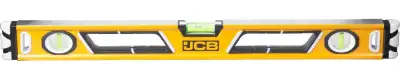 Уровень JCB коробчатый, магнитный, 2 фрезерованные базовые поверхности, 3 ампулы, крашенный, с ручками, 0,5мм/м, 60см наличный и безналичный расчет