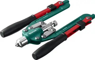 KRAFTOOL Combo3-M12 комбинированный заклепочник складной в кейсе наличный и безналичный расчет