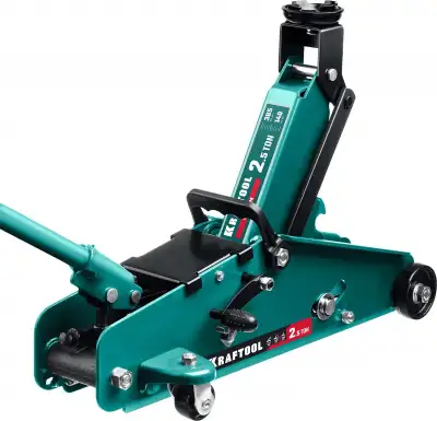 KRAFTOOL S-PIN 2.5т 140-385мм подкатной домкрат с увеличенным подъемом и фиксатором наличный и безналичный расчет