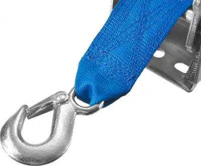 Лебедка ручная барабанная ЗУБР ″Профессионал″, тяговая, ленточная, 1,1т, 10м наличный и безналичный расчет