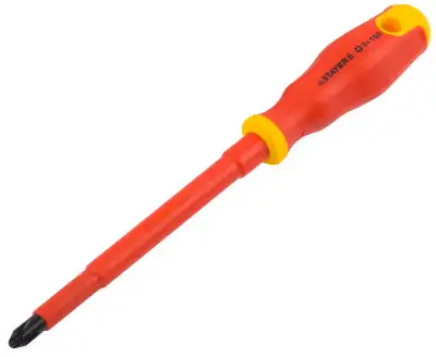 Отвертка STAYER ″PROFI″ ″ELECTRO″ диэлектрическая до 1000В, двухкомп рукоятка, PH № 3 х 150мм наличный и безналичный расчет