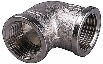 Уголок GENERAL FITTINGS никелированная латунь, г/г, 3/4″ наличный и безналичный расчет