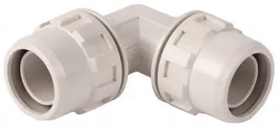 Соединитель ЗУБР ″ШиреФит″ угловой 90° ″штуцер с гайкой - штуцер с гайкой″, 16мм наличный и безналичный расчет