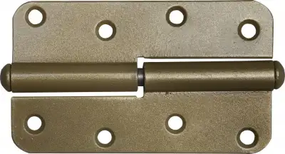 Петля накладная стальная ″ПН-110″, цвет золотой металлик, правая, 110мм наличный и безналичный расчет