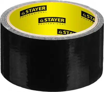 Армированная лента, STAYER Professional 12086-50-10, универсальная, влагостойкая, 48мм х 10м, черная наличный и безналичный расчет