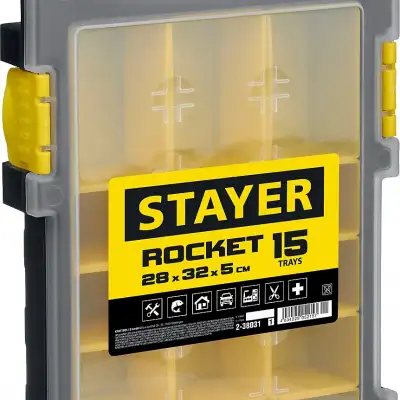 Органайзер ″ROCKET-15″ пластиковый, STAYER наличный и безналичный расчет