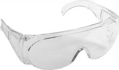 Защитные прозрачные очки STAYER MX-3 монолинза с дополнительной боковой защитой и вентиляцией, открытого типа наличный и безналичный расчет