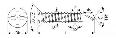 Саморезы СОП для оконного профиля, 19 х 3.9 мм, 750 шт, ЗУБР наличный и безналичный расчет