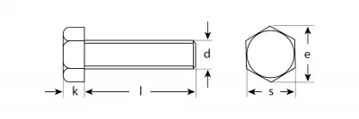 Болт ГОСТ 7798-70, M5 x 10 мм, 5 кг, кл. пр. 5.8, оцинкованный, ЗУБР наличный и безналичный расчет