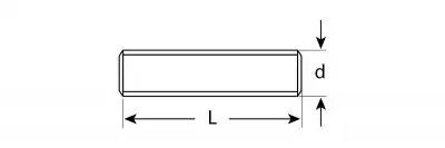 Шпилька резьбовая DIN 975, М6x2000, 1 шт, класс прочности 4.8, оцинкованная, ЗУБР наличный и безналичный расчет