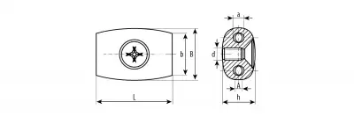 Зажим троса ″Бочонок″, 2мм, 30 шт, ЗУБР наличный и безналичный расчет