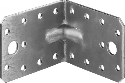 Уголок крепежный усиленный УКУ-2.5, 55х70х70 х 2.5мм, ЗУБР наличный и безналичный расчет