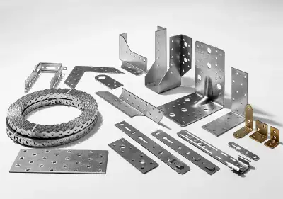 Крепежная пластина КП-2.5, 180х65 х 2.5мм, ЗУБР наличный и безналичный расчет