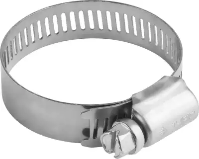 Хомуты НХ-12П, нерж. сталь, просечная лента 12.7 мм, 32-51 мм, 4 шт, ЗУБР Профессионал наличный и безналичный расчет