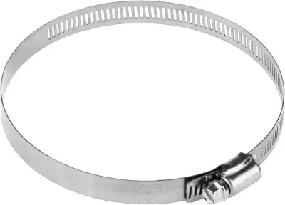 Хомуты НХ-12П, нерж. сталь, просечная лента 12.7 мм, 105-127 мм, 2 шт, ЗУБР Профессионал наличный и безналичный расчет