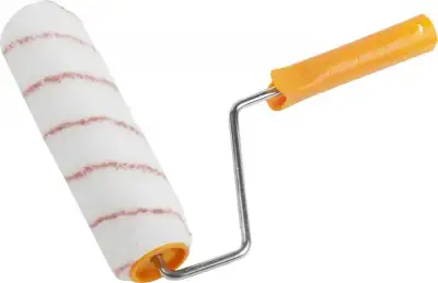 Валик NYLON ПОЛИАМИД малярный в сборе, ворс 12мм, бюгель 8мм, 48х240мм, STAYER Profi наличный и безналичный расчет